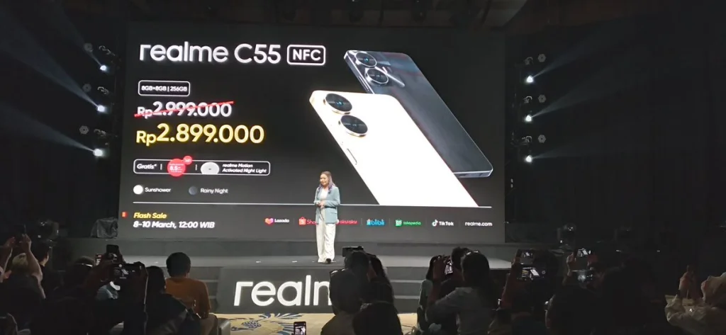 Pertama di Dunia, Realme C55 NFC Smartphone Champion Resmi Hadir di Indonesia, Dijual Mulai dari Rp2.399.000!