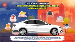 Hadapi Cuaca Tidak Menentu, Berikan Perawatan Ekstra Pada Mobil Agar Kondisi Tetap Prima Bersama Shopee